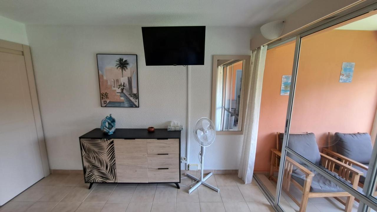 Studio Plage De L'Anse Caritan Sainte-Anne Dış mekan fotoğraf